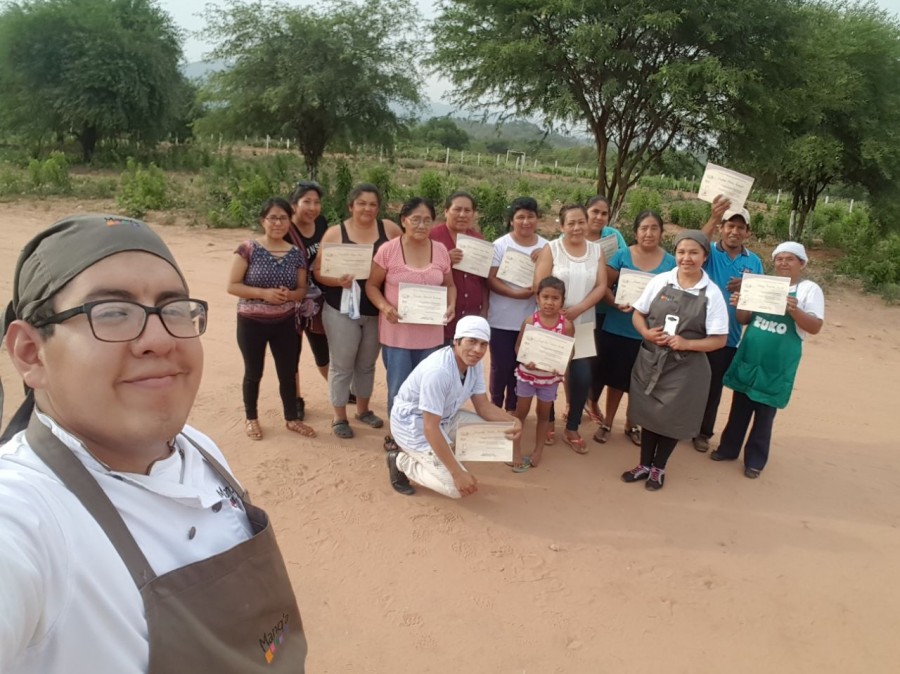 Intercambio gastronómico en Macharetí