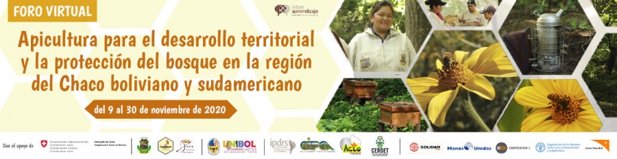 Foro Virtual : Apicultura para el desarrollo territorial y la protección del bosque en la región del Chaco Boliviano y Sudamericano