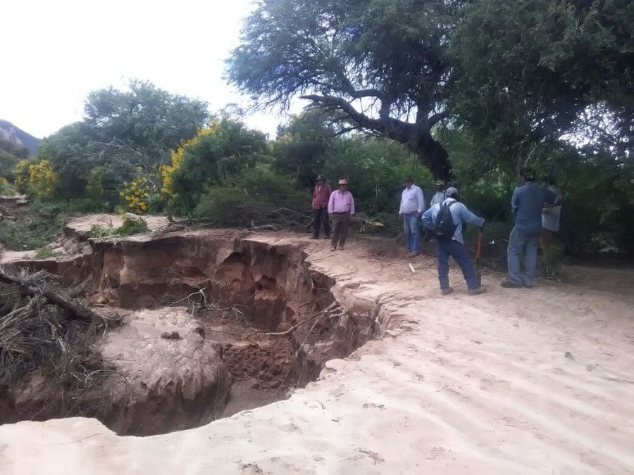 Municipio de Machareti   se  Queda sin  el sistema    de   Agua por la Intesiva Lluvia