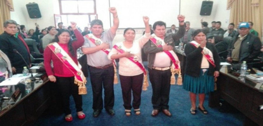Escogen nueva directiva de la Asamblea Legislativa Departamental de Chuquisaca