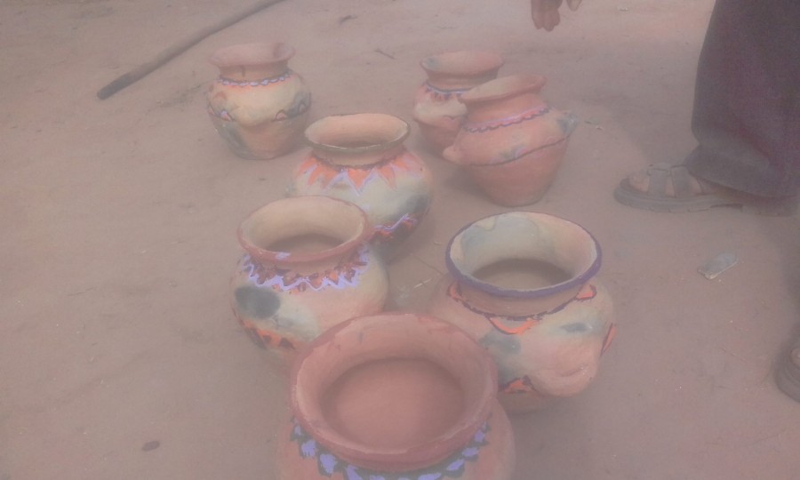 Artesanía de barro realizados en la comunidad de Tentami